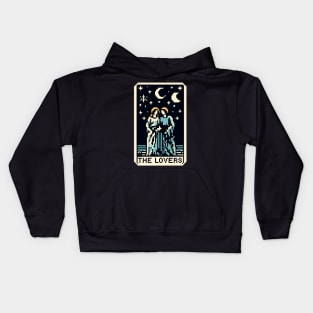 tarot deck - lovers tarot deck Kids Hoodie